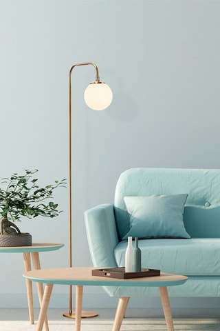 Staanlamp - Beige en Zwart - 60 W