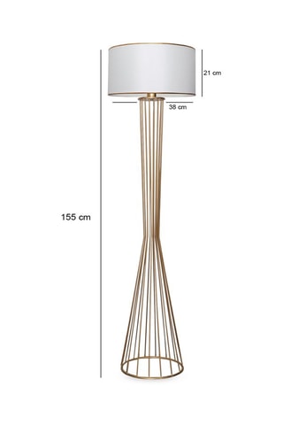 Staanlamp AYD-3058 - Zwart - 60 W