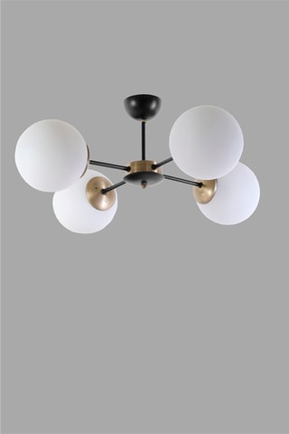 Candeeiro de teto Yeni Sahra - Bronze - 4 x 60 W