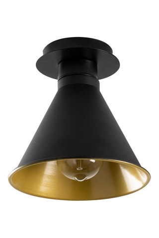 Candeeiro de teto Berceste - Preto - 100 W