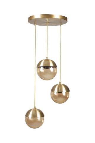 Candeeiro suspenso Küre 3 - Dourado