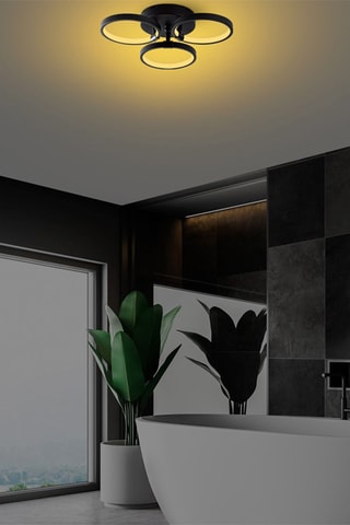Candeeiro de teto LED Halka  Preto
