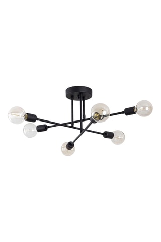 Candeeiro suspenso Flower Preto