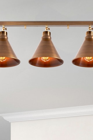 Candeeiro de teto Berceste - Bronze - 3 x 100 W