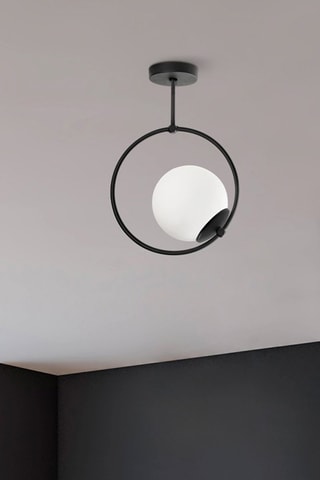 Candeeiro de teto - Preto - 40 W