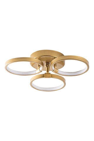 Candeeiro de teto LED Halka -  Dourado - 18 W
