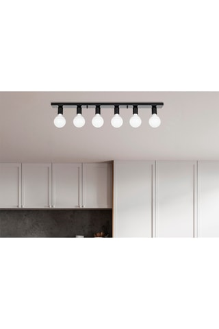 Candeeiro de teto Mirro - Preto - 40 W