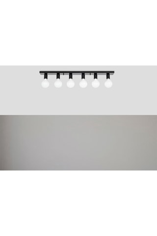 Candeeiro de teto Mirro - Preto - 40 W