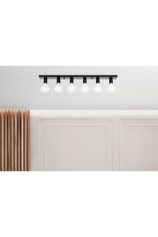 Candeeiro de teto Mirro - Preto - 40 W