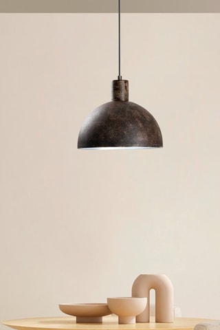 Candeeiro suspenso Kure 993 - Castanho-escuro - 40 W