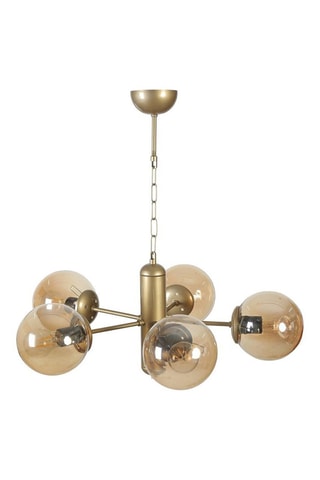 Candeeiro suspenso - Dourado - 5 x 40 - 60 W