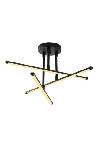 Candeeiro de teto LED Ledflower - Preto - 18 W