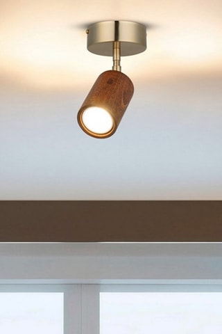 Candeeiro de teto Legno - Dourado - 7 W