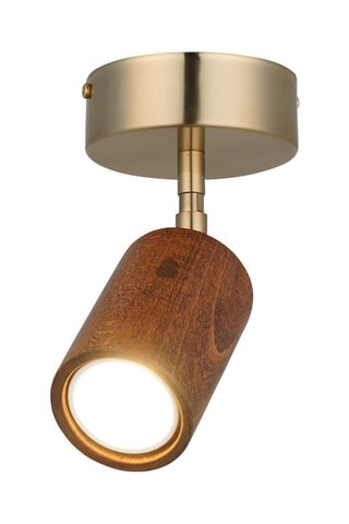 Candeeiro de teto Legno - Dourado - 7 W