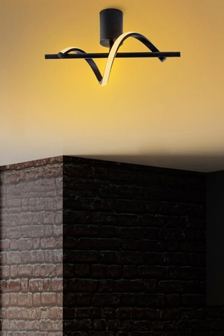 Candeeiro de teto LED Likma  - Preto - 11 W