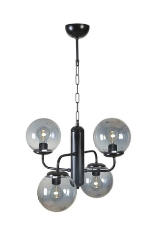 Candeeiro suspenso Pekin 4 - Preto - 4 x 60 W