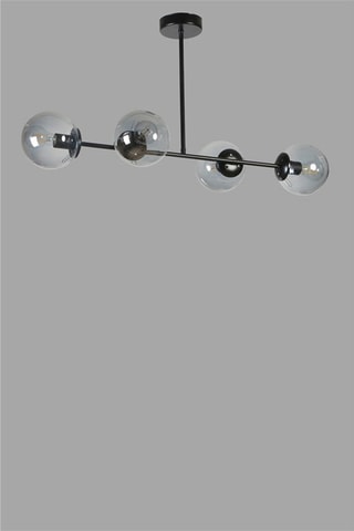 Candeeiro suspenso Yeni Favori 4 - Preto - 4 x 60 W
