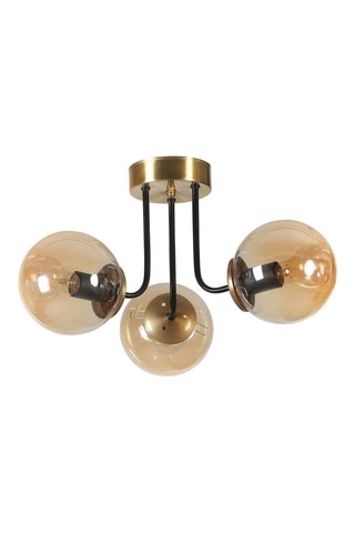 Candeeiro suspenso - Preto - 3 x 40 - 60 W