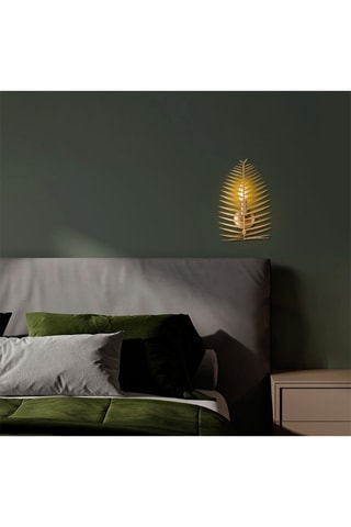 Aplique de parede Leaf - Dourado - 40 W