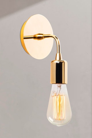 Aplique de parede Harput Dourado