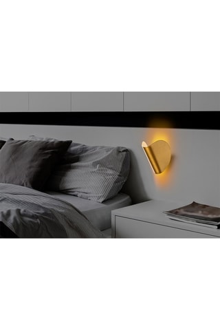 Aplique de parede LED Heybe - Dourado - 1 W