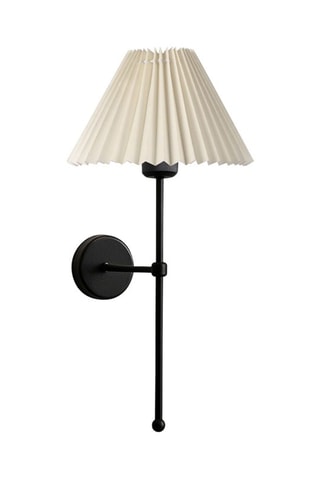 Aplique de parede - Branco e preto - 40 W