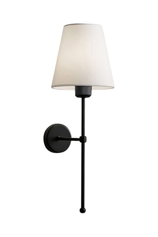 Aplique de parede - Cru e preto - 40 W