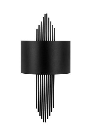 Aplique de parede Preto