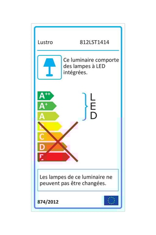 Aplique em madeira de epícea - Natural - 40 W