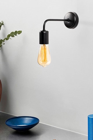 Aplique de parede Denge - Preto - 100 W