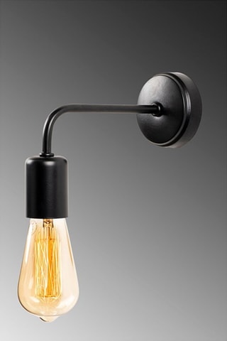 Aplique de parede Denge - Preto - 100 W