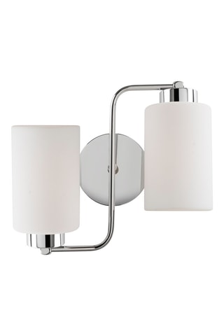 Aplique de parede Balcova - Prateado - 2 x 100 W