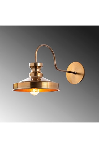 Aplique de parede - Dourado - 100 W