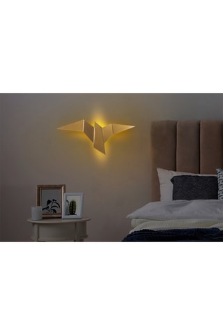 Aplique de parede LED Pacali - Dourado - 1 W
