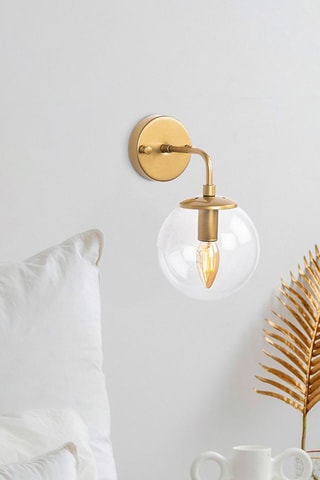 Aplique de parede Horn - Dourado
