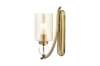 Aplique de parede AP-1597-1E - Dourado e branco - 6 W
