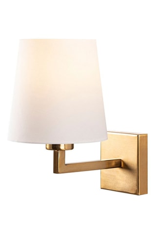 Aplique de parede Profil  - Dourado e branco - 100 W