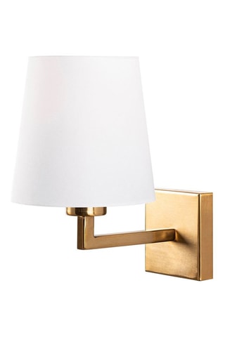 Aplique de parede Profil  - Dourado e branco - 100 W