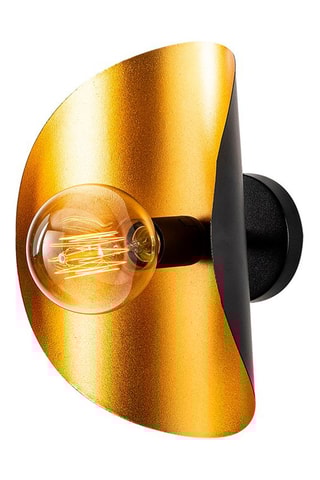 Aplique de parede - Dourado - 100 W