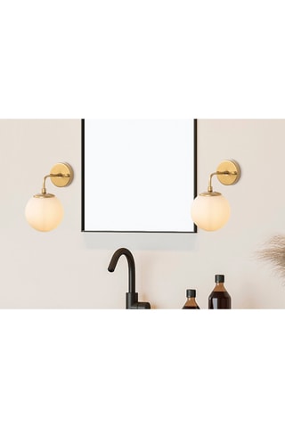 Aplique de parede Horn - Dourado - 40 W