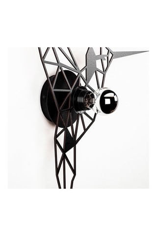 Aplique de parede - Preto - 100 W