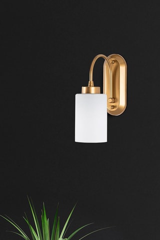 Aplique de parede Hemikilo 
Dourado