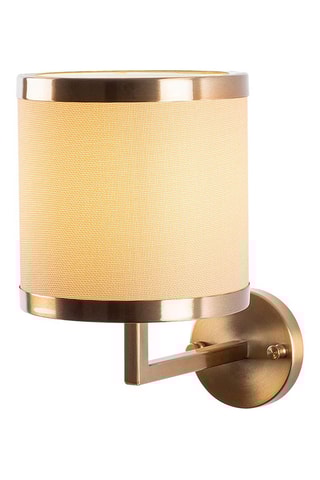 Aplique de parede Way Branco e dourado