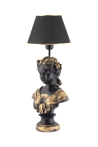 Candeeiro de mesa - Dourado e preto - 45 - 60 W