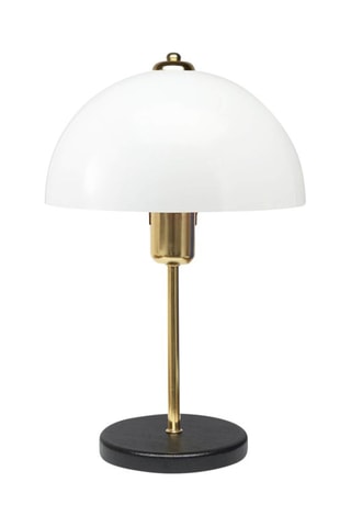 Candeeiro de mesa LED Ayd - Branco e dourado - 15 W