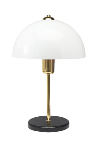 Candeeiro de mesa LED Ayd - Branco e dourado - 15 W