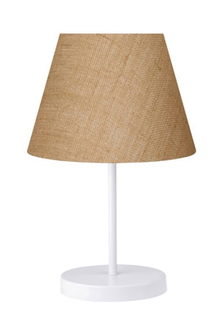 Candeeiro de mesa Ayd - Bege e branco - 60 W