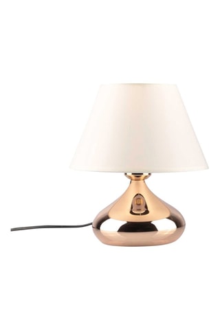 Candeeiro de mesa - Cru e dourado - 40 W