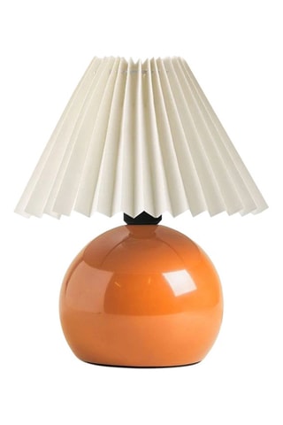 Candeeiro de mesa - Cru e laranja - 40 W