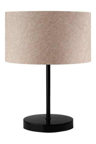 Candeeiro de mesa - Bege e preto - 60 W